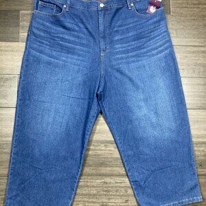 NWT Gloria Vanderbilt Amanda Capri Slimming Classic Rise Capri Length Size 22